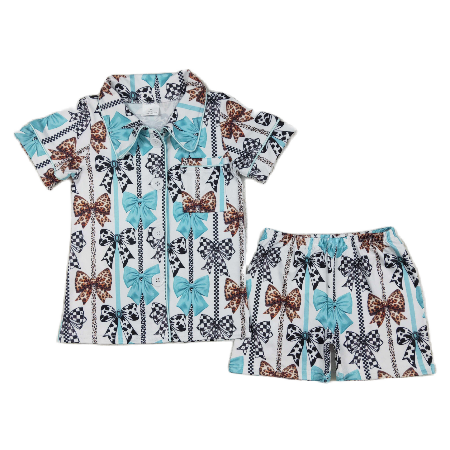 **Pre Order** Cowgirl Bows Kids Pj Set
