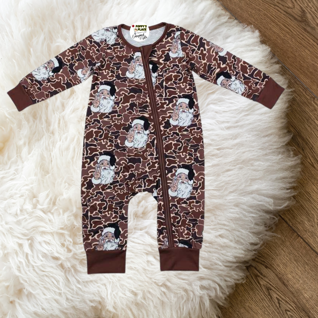 Camo Santa Zippy,Camo Santa,6/12m