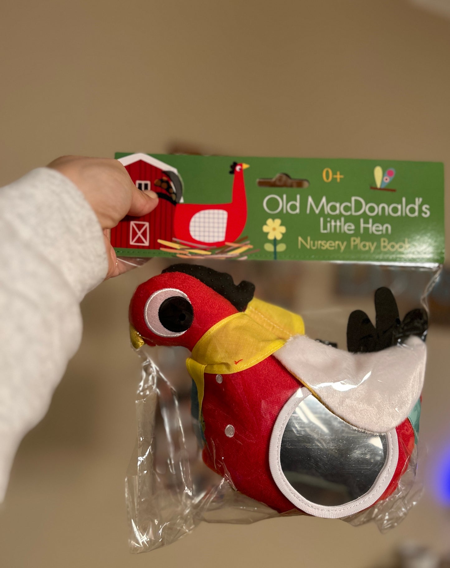 Large Hen, Soft Baby Activity Book