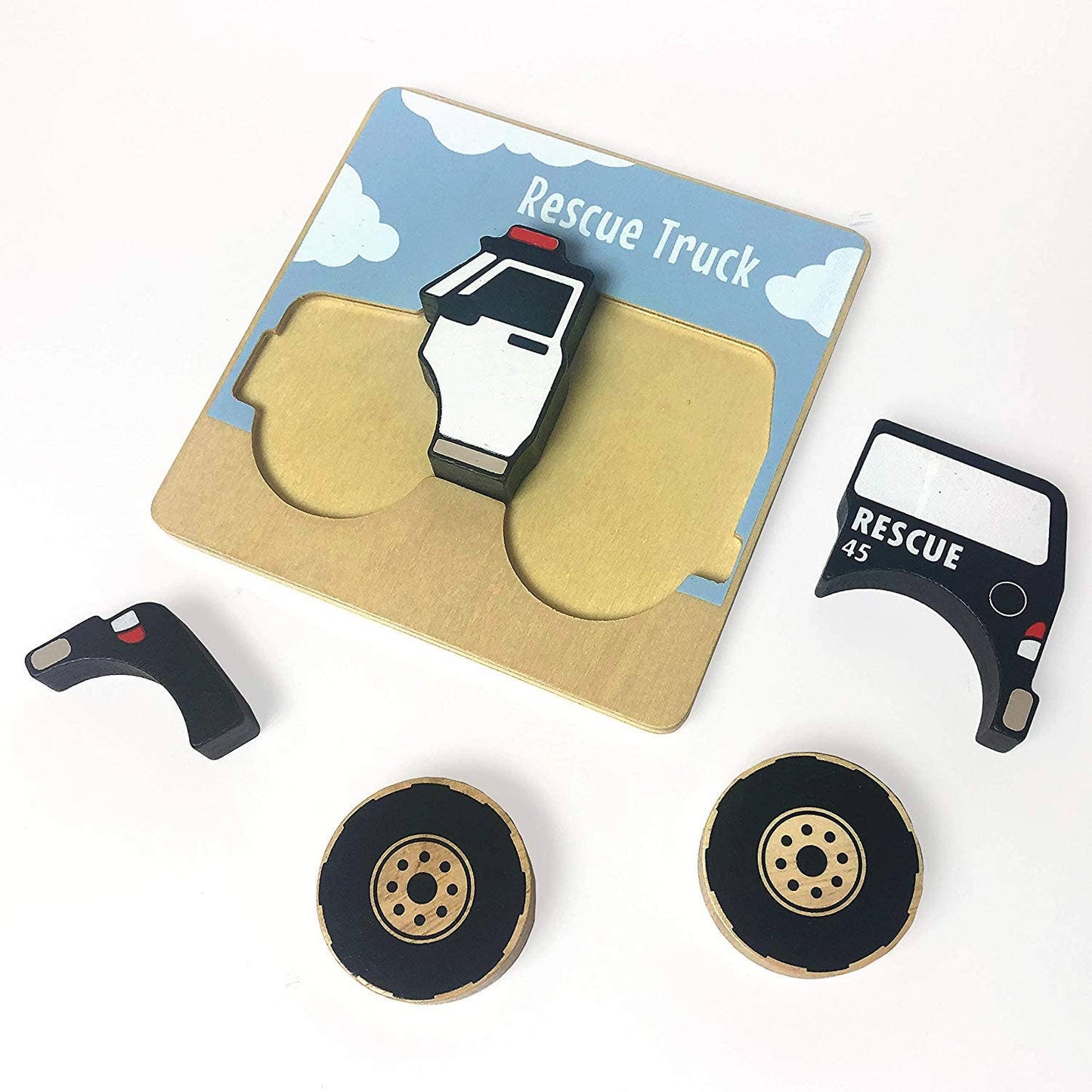 Truck Puzzles 3-Pack - Chunky Pieces 5 piece Puzzles