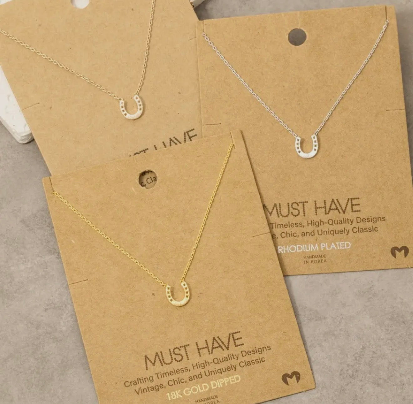 Silver Horseshoe Necklace