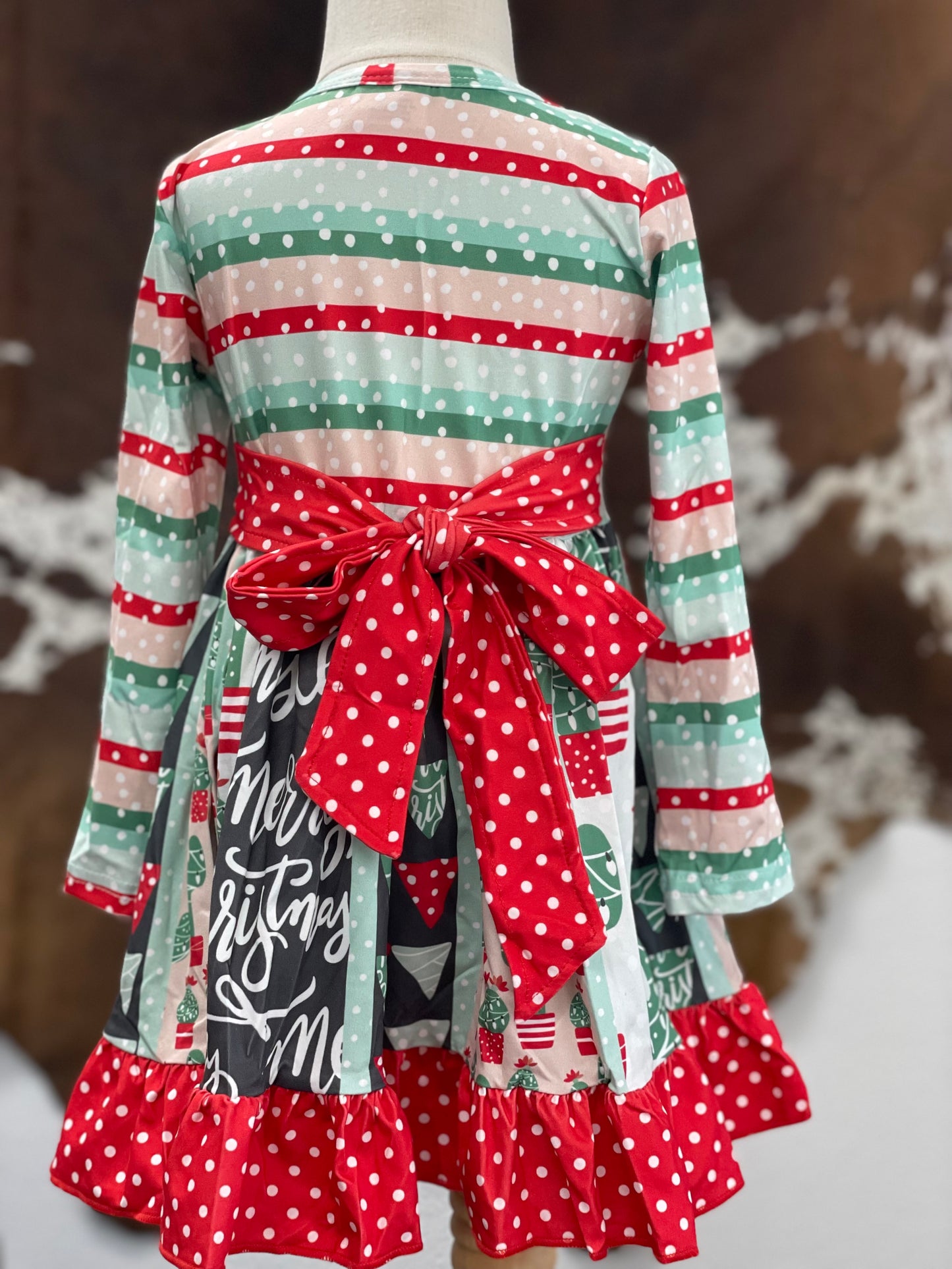 Cactus Christmas Dress,Cactus,3t