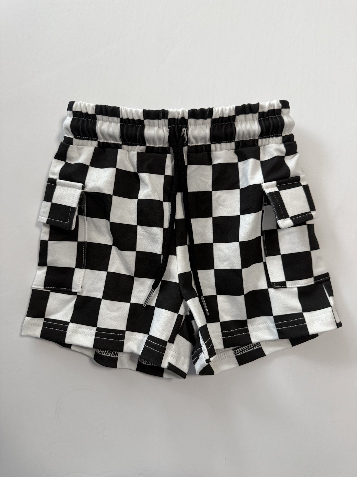 CHECKERED • CARGO SHORTS