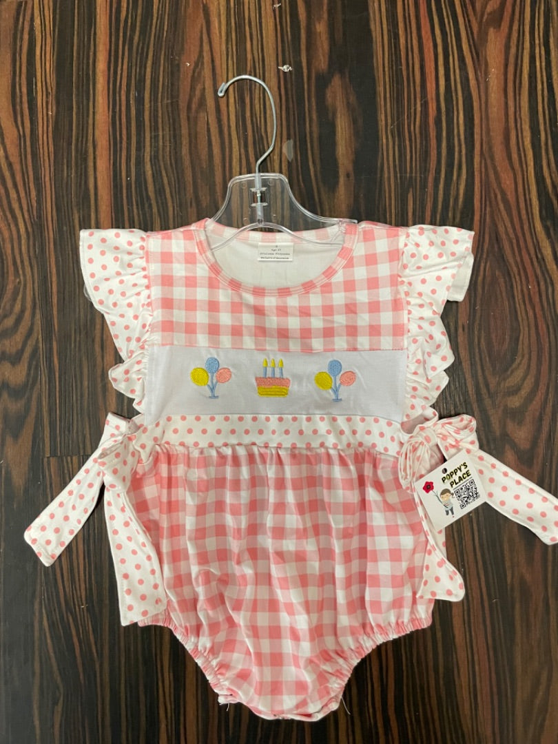 12/18m, birthday girl romper