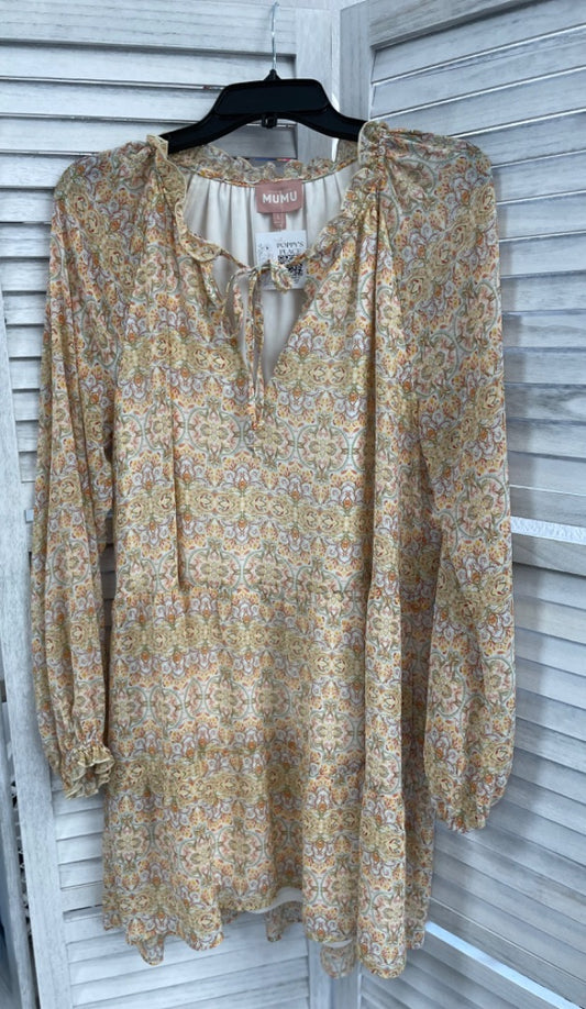XL, MUMU LS asymmetrical Blouse