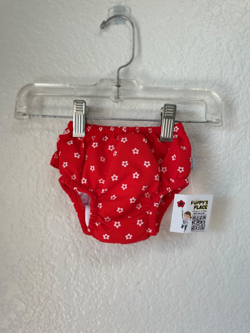 small, red