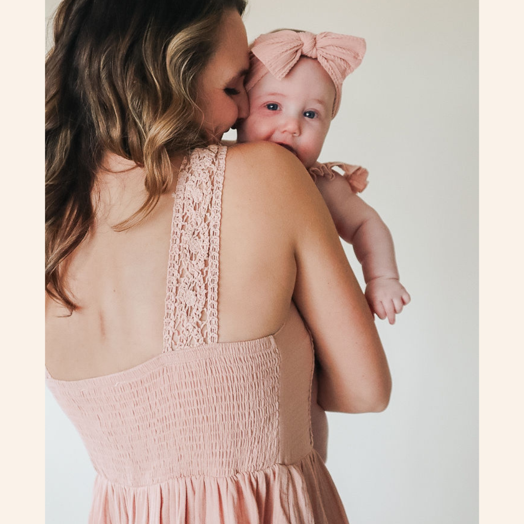 Med, Dusty Rose Mama Dress