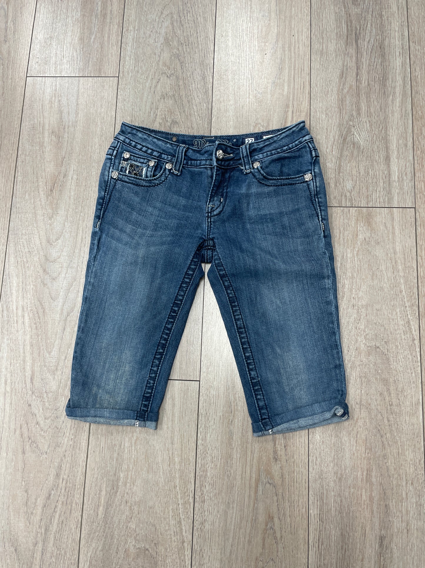 Miss me shorts ,blue ,27