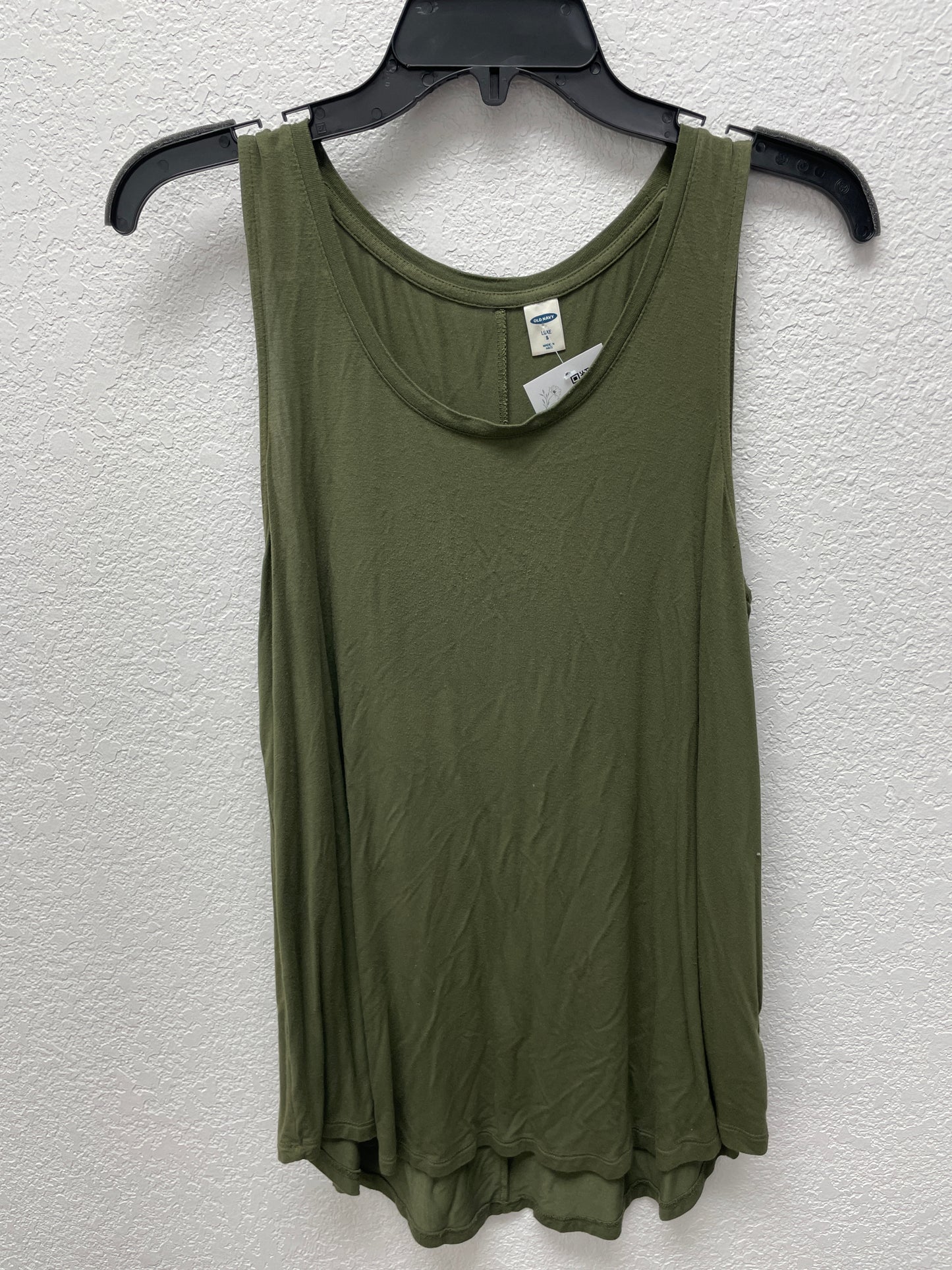 old navy green tank ,green ,small