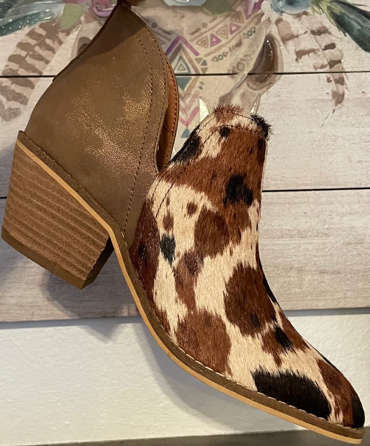 Bailey Bronze Booties