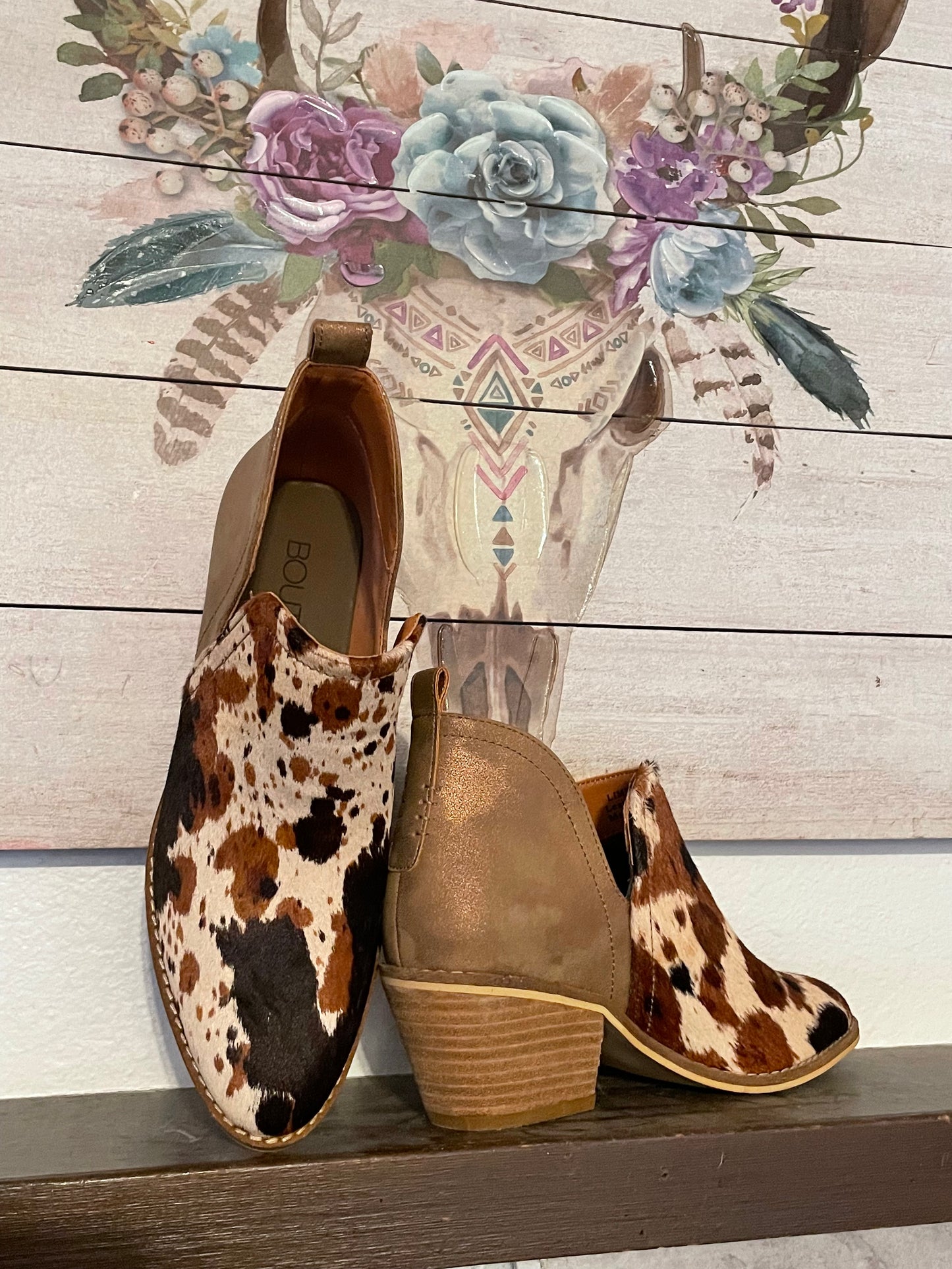 Bailey Bronze Booties