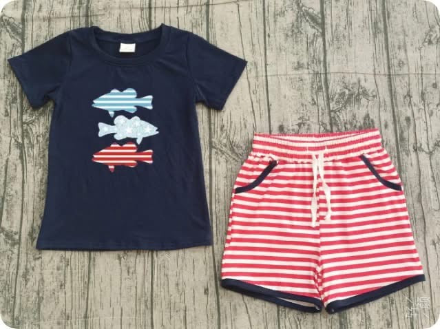 **PRE ORDER** Freedom Fishing Shorts Set