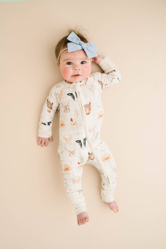 Farm Friends Bamboo Sleeper: 6-12M