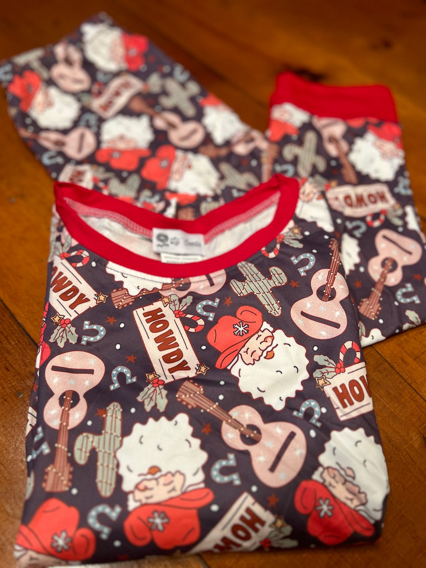 **Pre Order** HOWDY Santa Cactus/Guitar Sibling Match