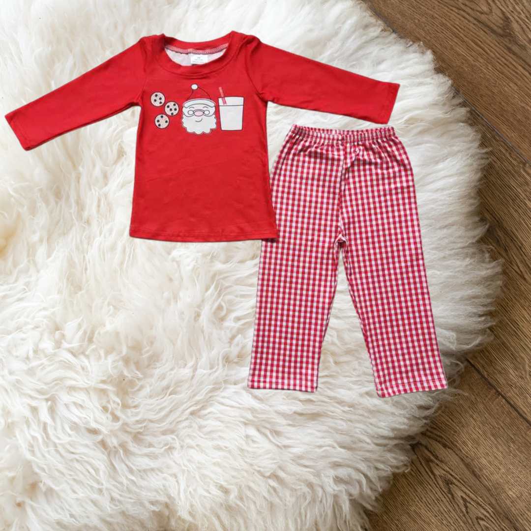 Santa Milk & Cookies,Milk&Cookies,3t