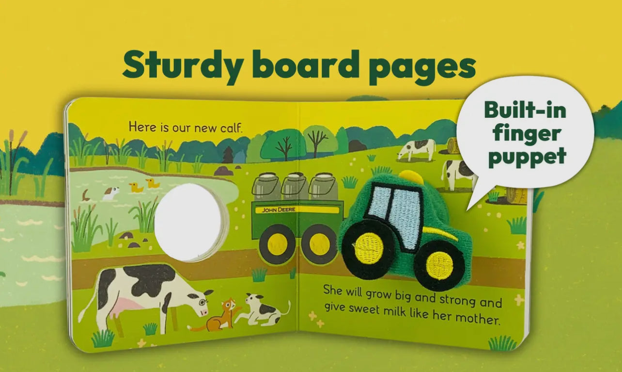 **PRE ORDER** Finger Puppet, John Deere Book