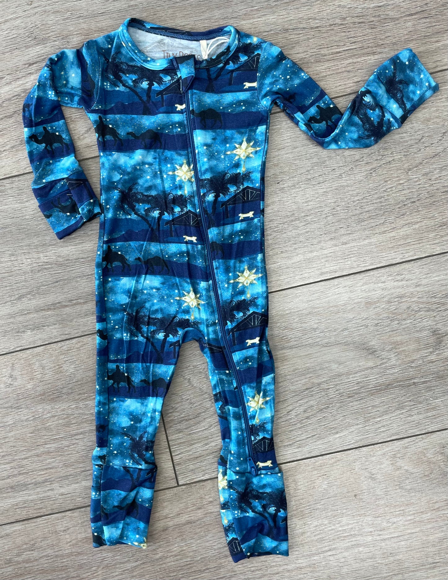 Tiny Roots Bethlehem Bamboo,BethlehemBlue,0/3m