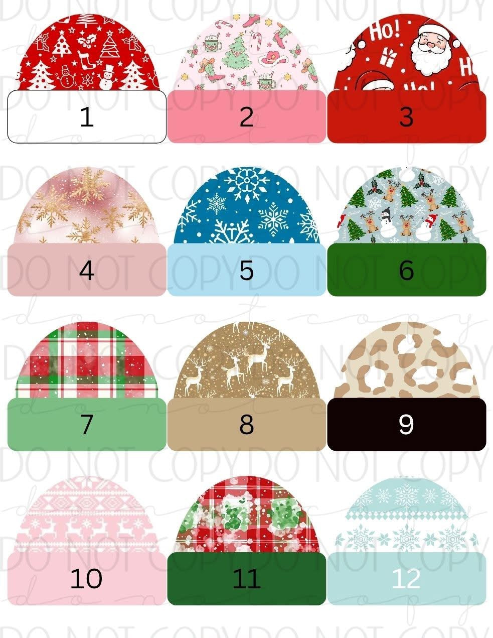 Name Beanie Ornaments