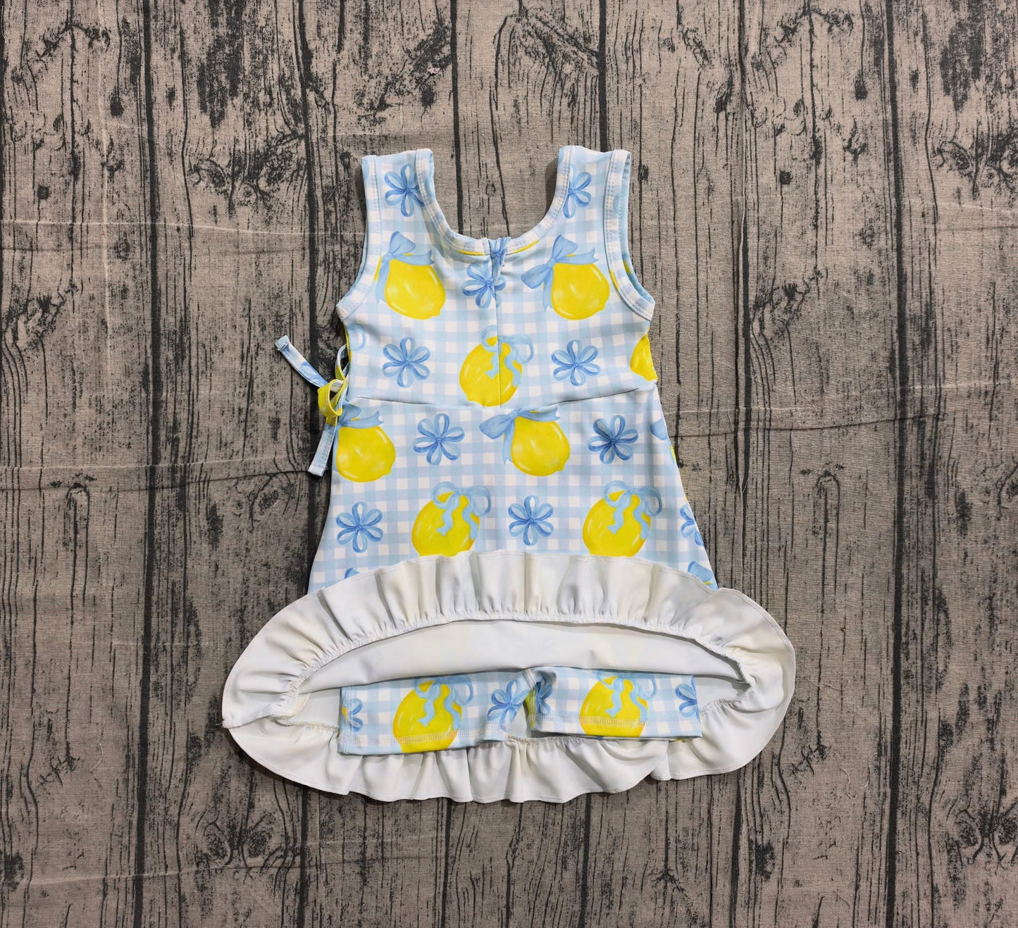 **PRE ORDER** Lemon Gingham Dress