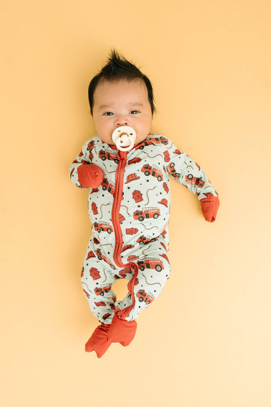 Little One Shop Bamboo,FireTruck,12/18m