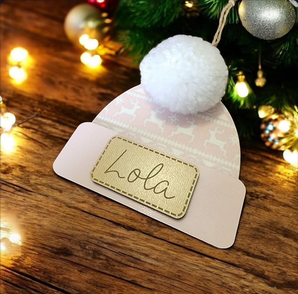 Name Beanie Ornaments