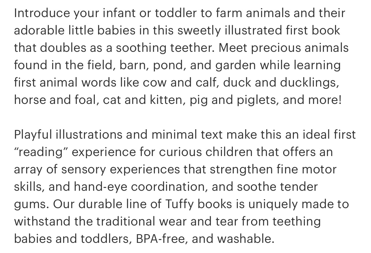 **PRE ORDER** Indestructible- Farm Babies