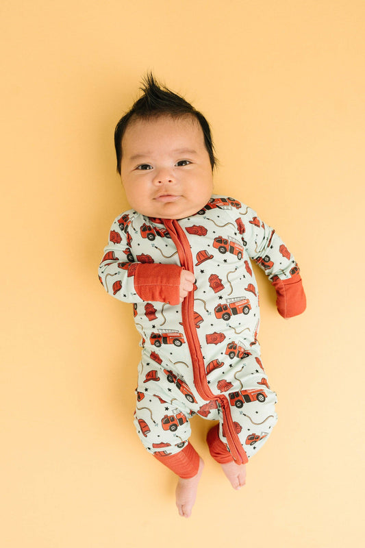 Little One Shop Bamboo,FireTruck,0/3m