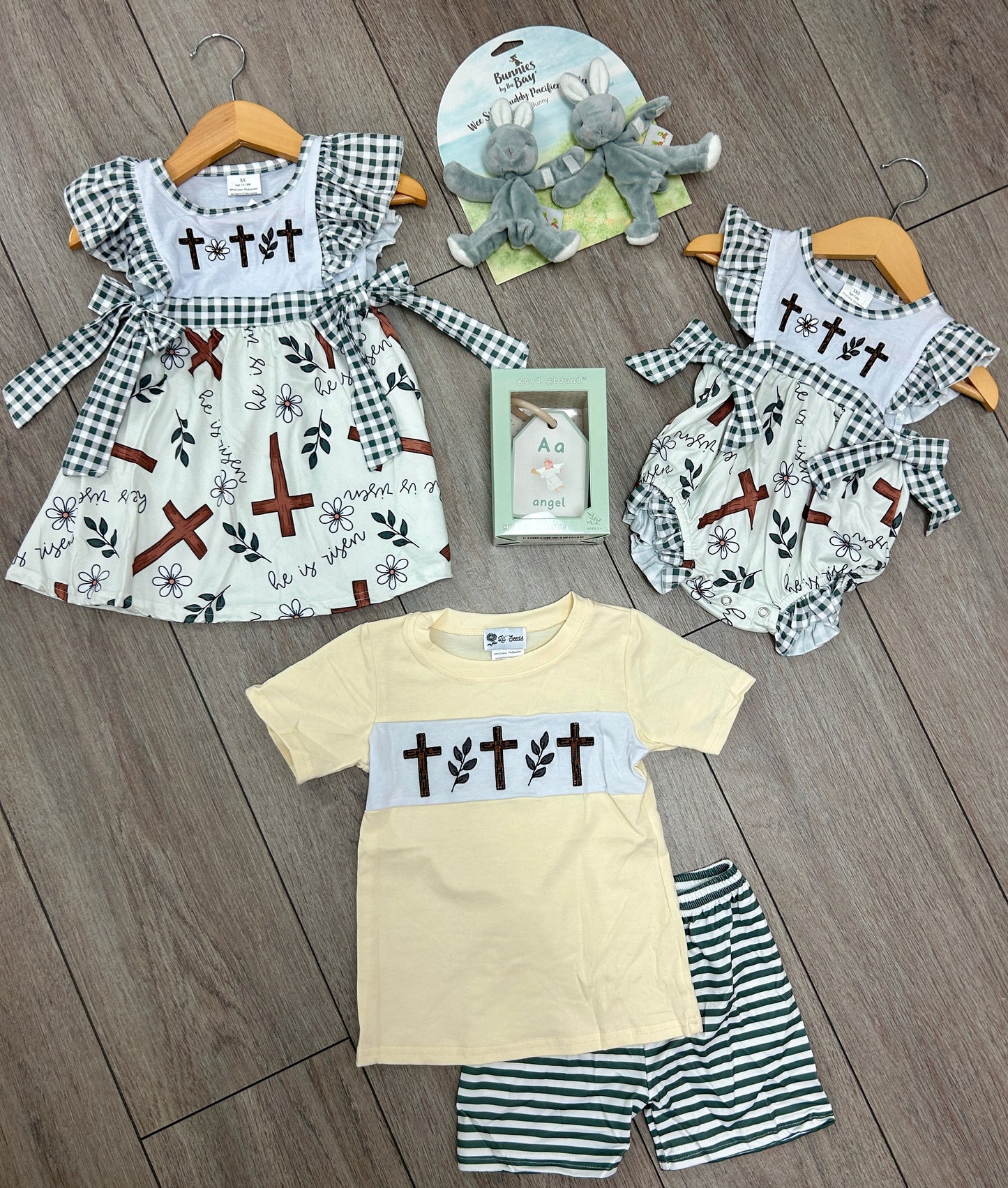 **PRE ORDER** 3 Cross-Sibling Match Sets-Embroidered