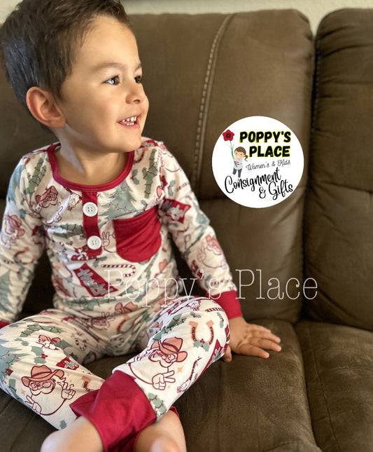 **PRE ORDER** Retro Cowboy Santa Set