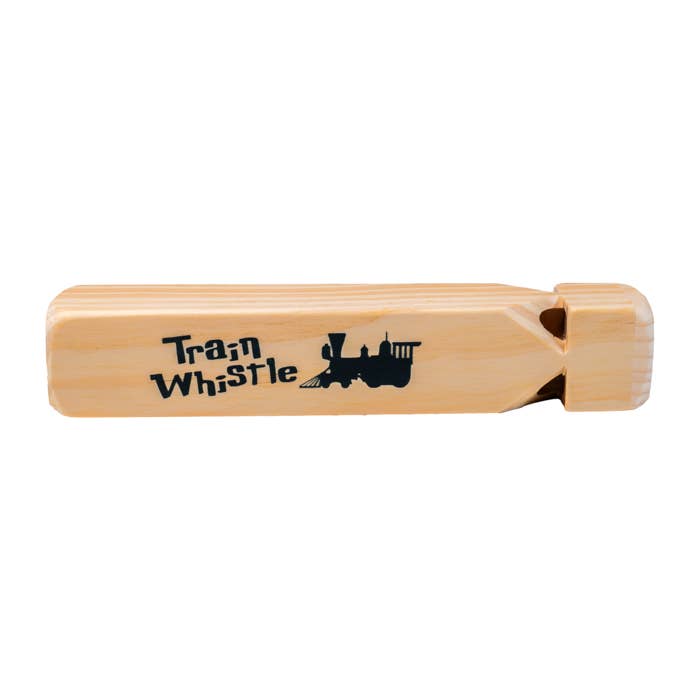 Train Whistle- Wooden, Retro Classic