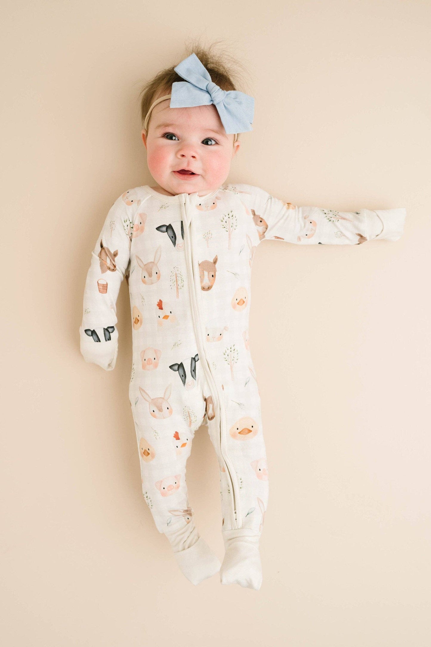 Farm Friends Bamboo Sleeper: 6-12M