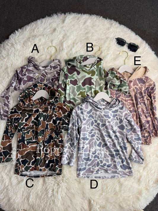 **PRE ORDER** Camo Soft Stretch Hoodies