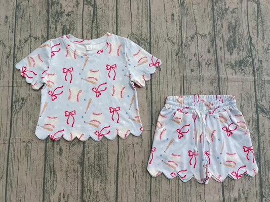 **PRE ORDER** Baseball Scalloped Set