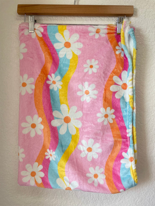 Baby/Toddler Blanket 30X40",Groovy Flower,30x40"