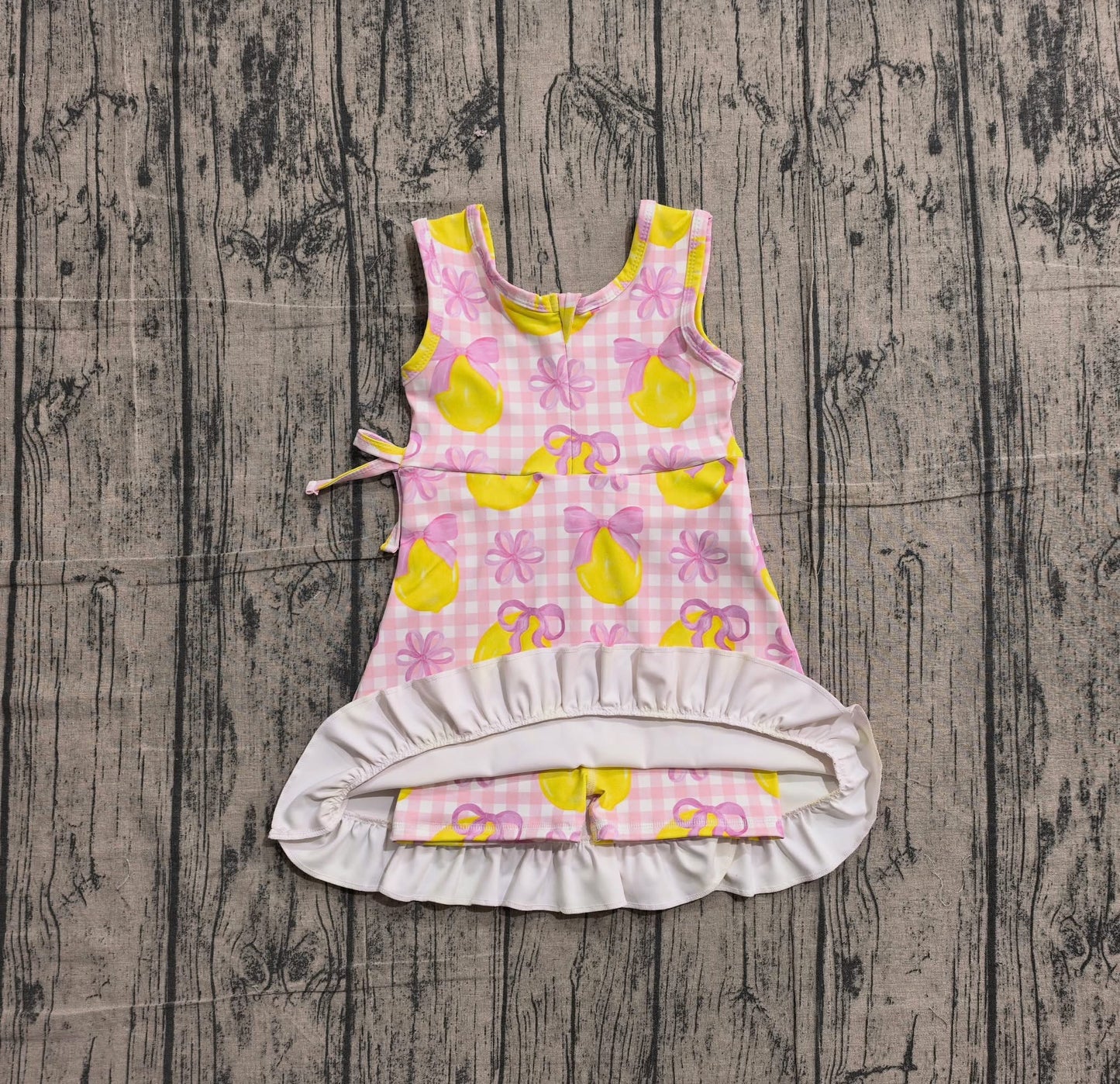 **PRE ORDER** Lemon Gingham Dress