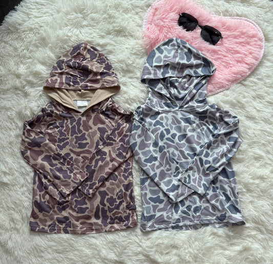 **PRE ORDER** Camo Soft Stretch Hoodies