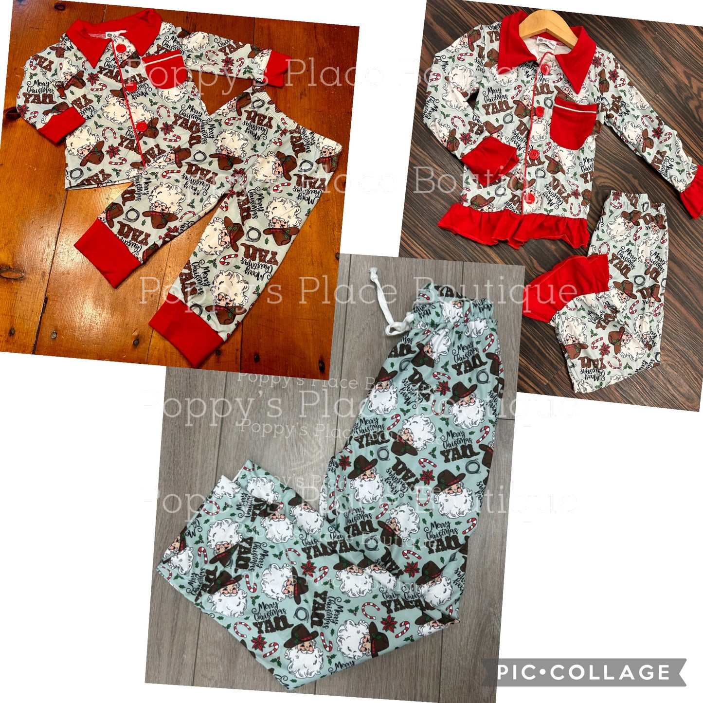 **PRE ORDER** Merry Christmas Y'All Family Matching Pjs