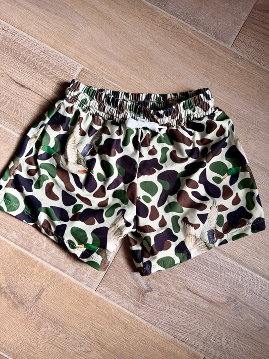 **PRE ORDER** Comfy Mallard/Camo Swim Trunks