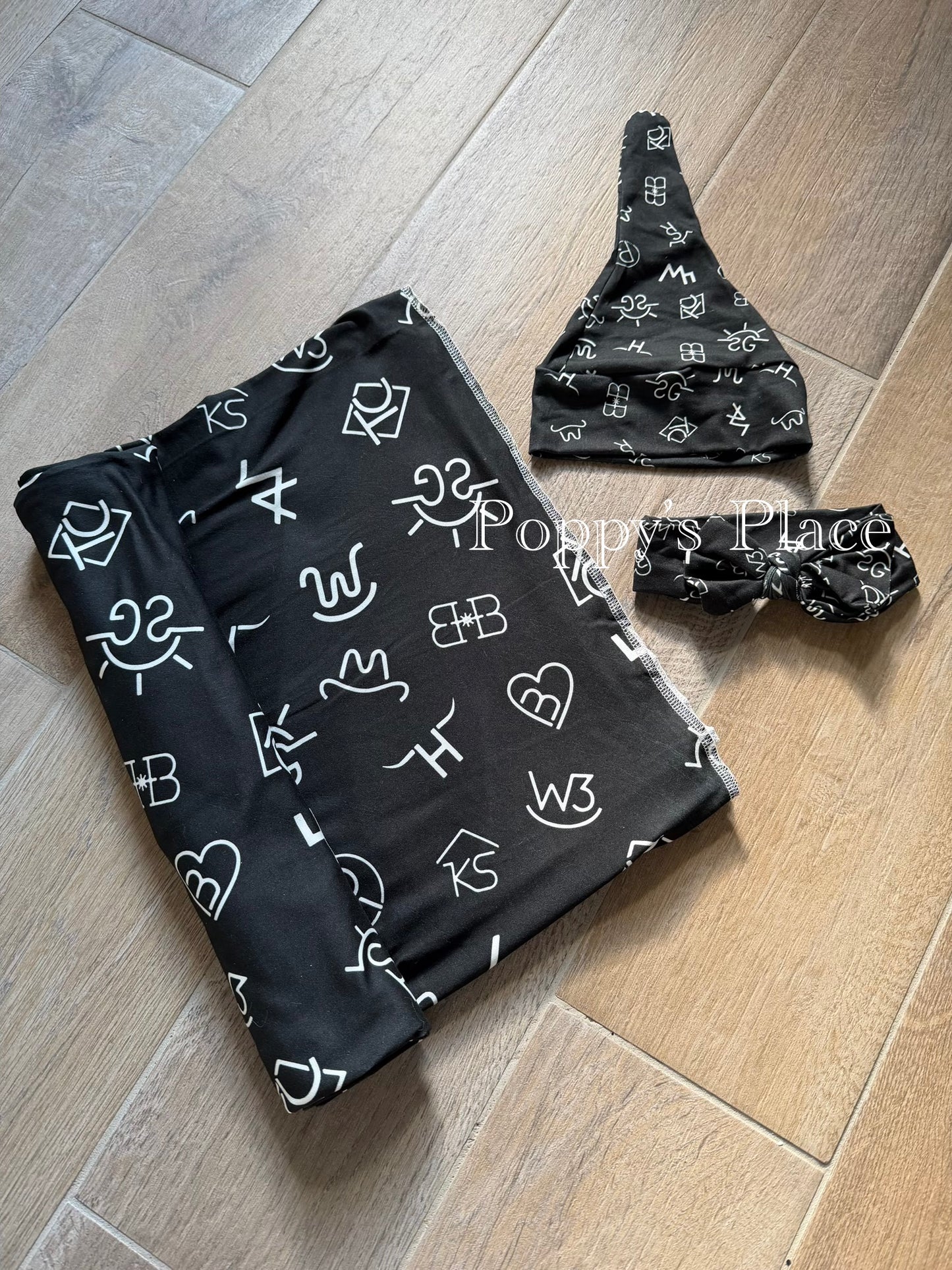 CUSTOM Swaddle Sets 37x55”