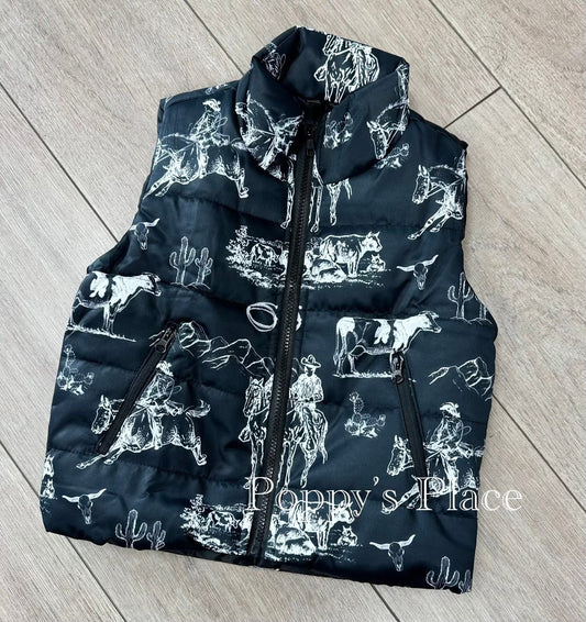 **PRE ORDER** Kids Custom Puffer Vest