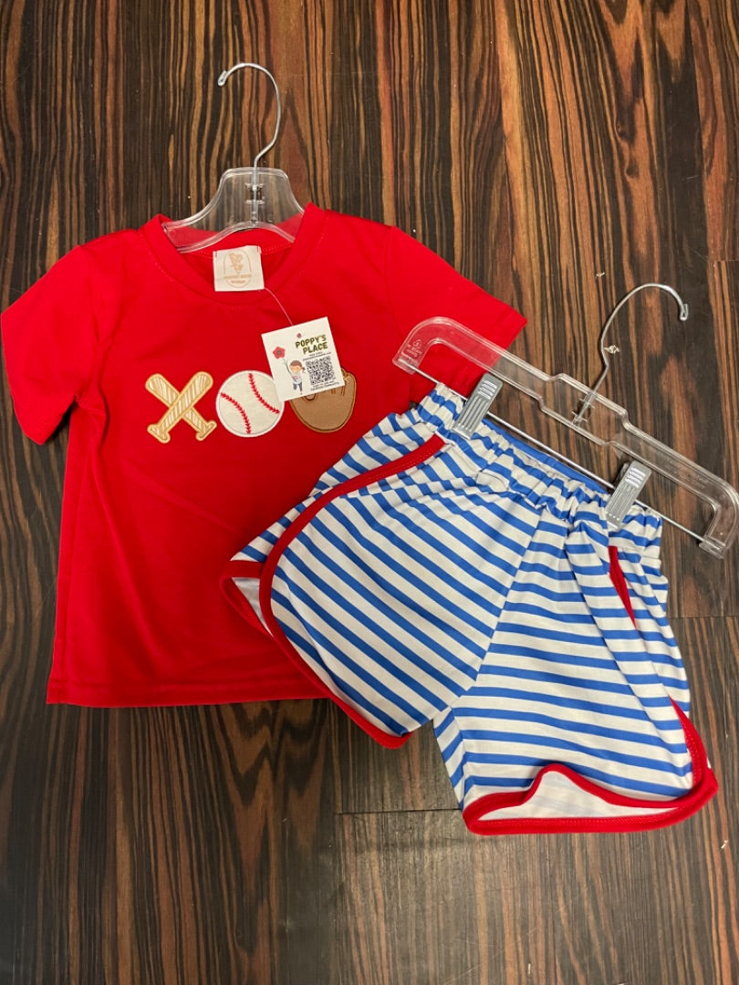 2t, Baseball Embroidered 2pc