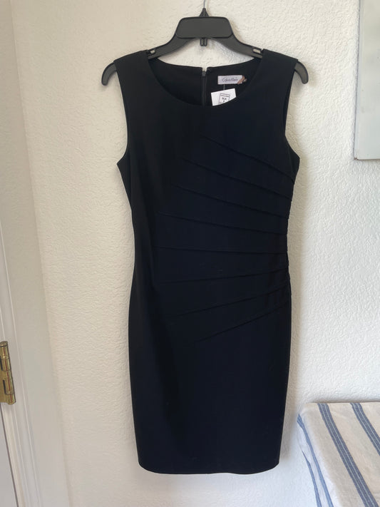 Clavin Klein Pencil Dress,BLK,4