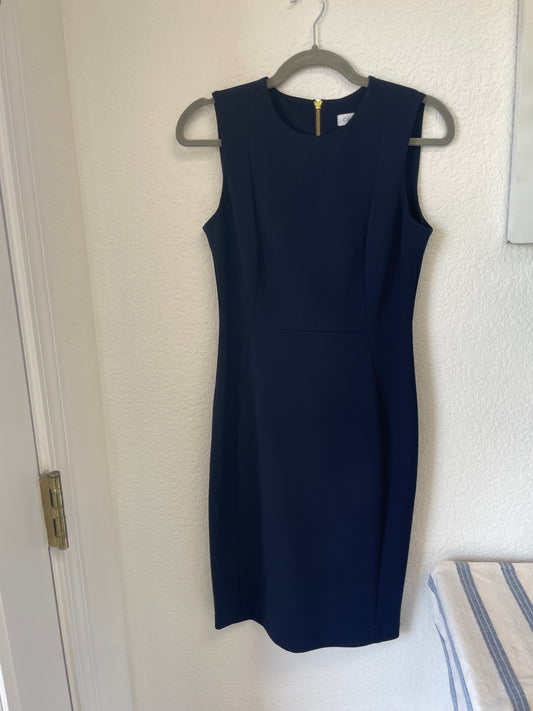 Calvin Klein Dress,Navy,4