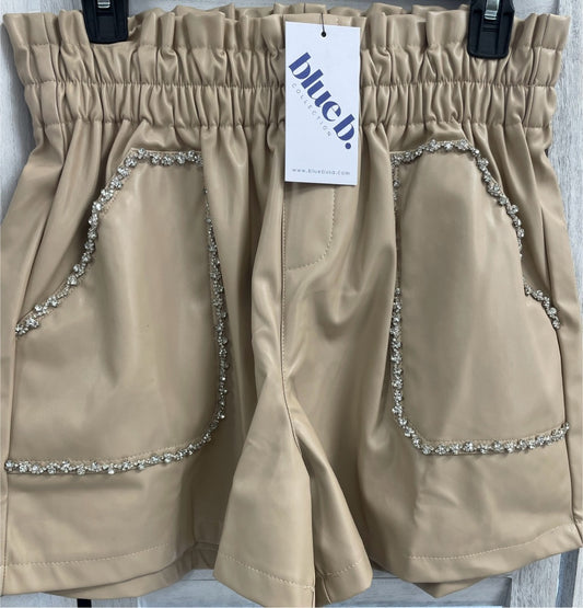 L, Blue B Shorts