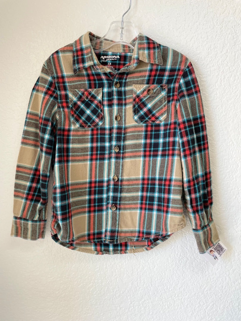 6, Tan Plaid