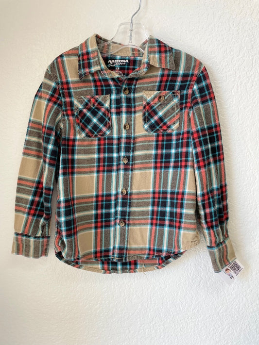 6, Tan Plaid
