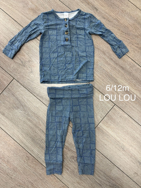 6/12m, Lou Lou 2 pc bamboo set