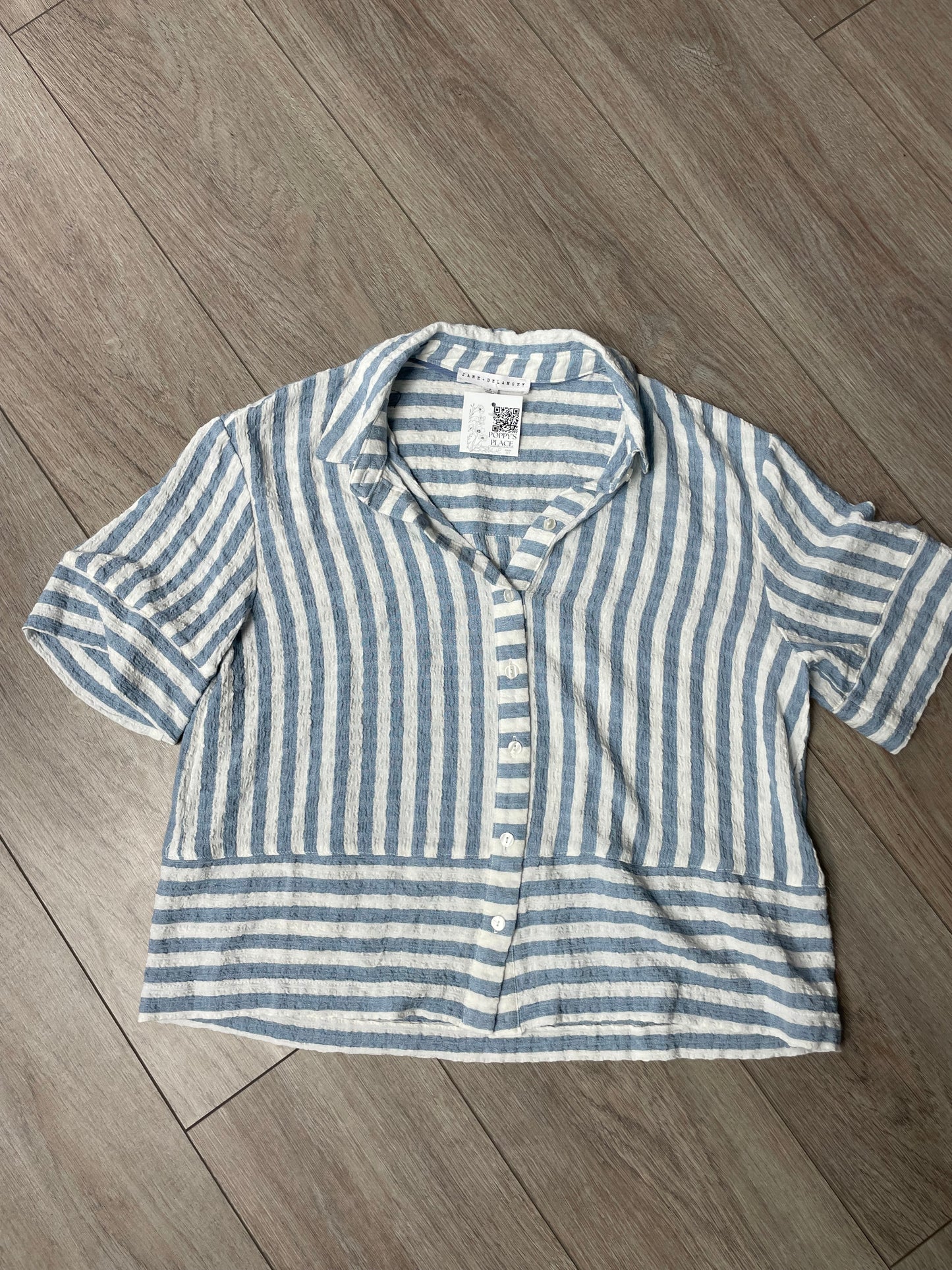 Janey Delancey Top,Striped,Small