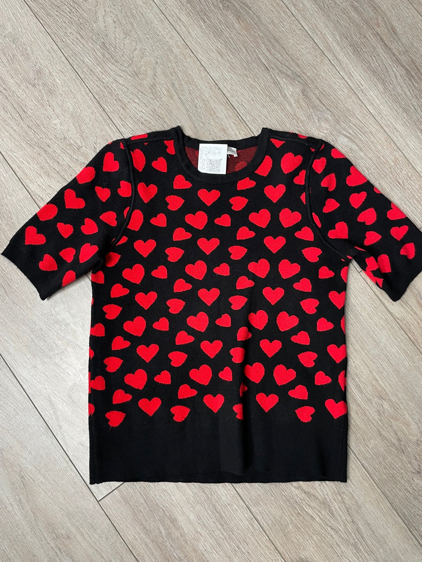 Chelsea & Theodore Top,Hearts,Med