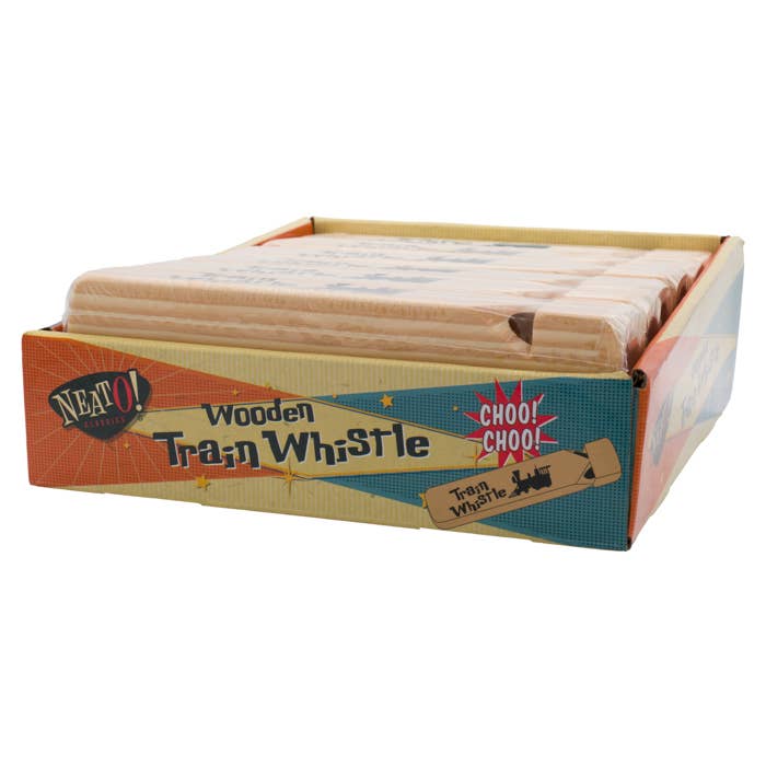 Train Whistle- Wooden, Retro Classic